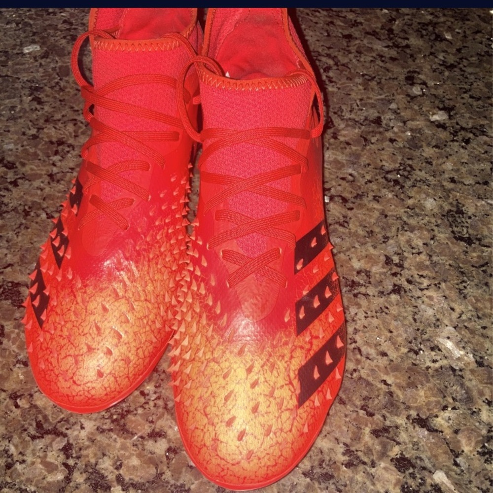 Theses are Adidas Predator Freak+ SG